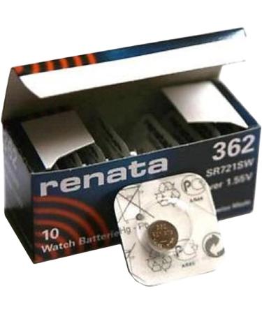 Buy Renata Swiss Made 362 Watch Battery - 5 Pack (SR 721 SW / AG 11) - Long-lasting 1.5V for International Shipping - Buy Online on GoSupps.com