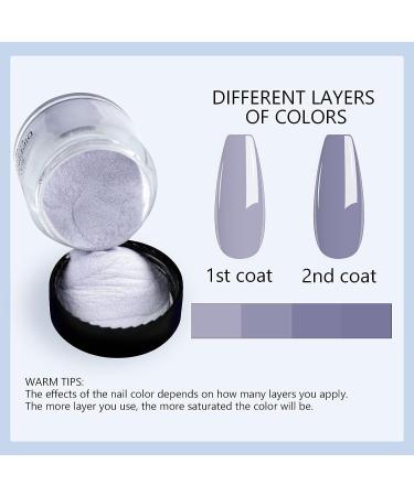 Saviland 19Pcs Dip Powder Nail Kit Starter | 10 Glitter White Pink Clear Colors | Nail Art Set with Base, Activator, Top Coat, Brush Saver, and Liquid Set - Buy Online on GoSupps.com