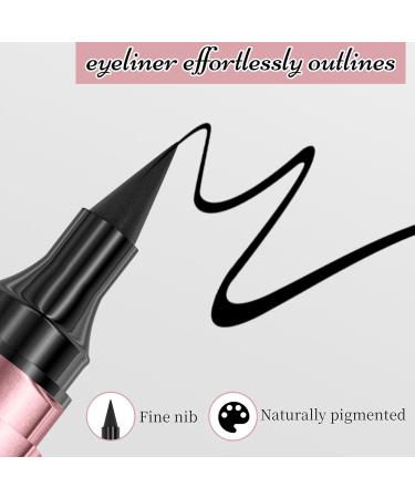 2 en 1 Stylo sourcils et eyeliners Crayon Microblading avec crayon de maquillage imperm able et durable pour les yeux - Buy Online on GoSupps.com