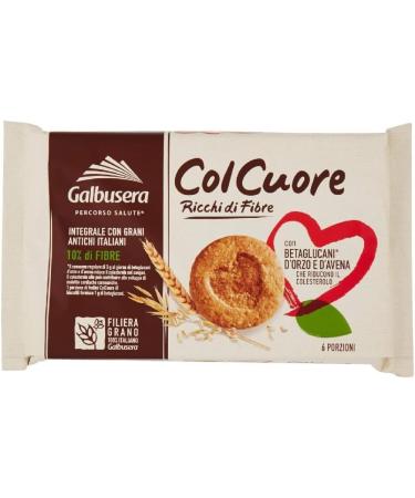  Italian Gourmet E.R. Galbusera Col Cuore - High Fibre Biscuits with Barley and Oat Beta Glucans - 300g + Italian Gourmet Polpa 400g - Buy Online on GoSupps.com