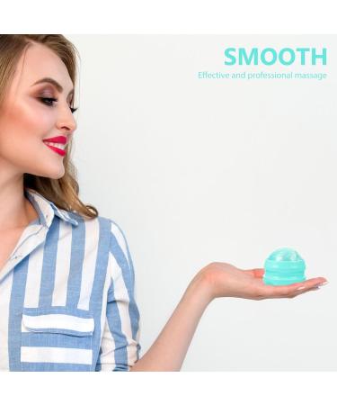 Healvian Cold Massage Scooterball Handheld Deep Tissue Ice Massage Ball for Neck Shoulder Back Knee & Feet Relieve Sore Muscles Green - Buy Online on GoSupps.com