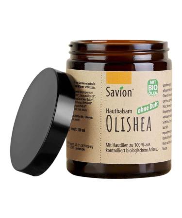 Savion Savion Olishea Skin Balm 180 ml | Natural Fragrance-Free Care | Shea Butter Olive Oil Apricot Kernel Oil | For Sensitive Skin | Organic and Vegan