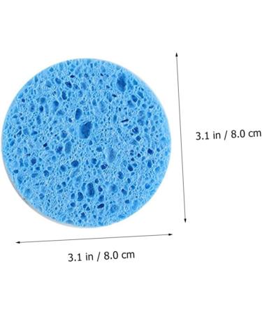 1 Set of 20 Wooden Sponge Cellulose Makeup Sponge Cellulose Sponge Mouth Frosted Powder Puff Face Pad Mixer Foundation Wood Pulp Cotton - Buy Online on GoSupps.com