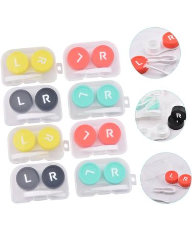 Solustre 16 StK Contact Lens Case - Colorful Glasses Holder for Eye Care & Storage - Ideal for Mass Colored Contact Lenses - Buy Online on GoSupps.com