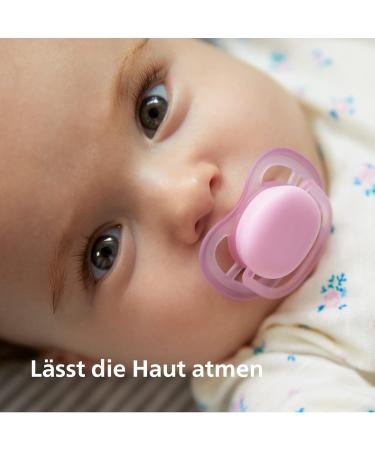 Philips Avent Ultra Air Pacifier 4-Pack - Light & Breathable - SCF376/15 - Blue/Gray Bear/Bird - 6 to 18 Months - Buy Online on GoSupps.com