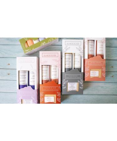 Lavender Coffret Gift-Box Set with Body Shower-Gel Body Milk and Soap Bar with Lavandin Essential Oil Hydrating and Nourishing Lotion Skin Care Natural Ingredients All Types of Skin - Buy Online on GoSupps.com