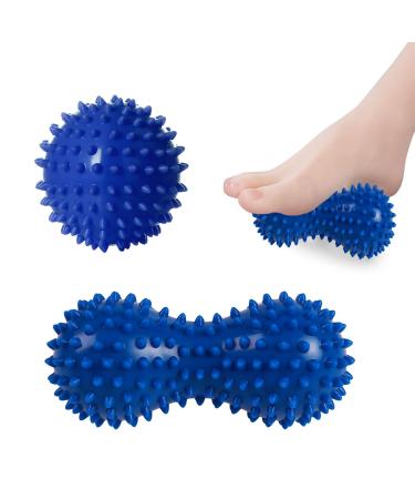 Massage balls hedgehog massage ball hard massage balls fascia ball massage ball set 2 -series hedgehog balls fascia ball hedgehog ball massage balls spikey ball massage for muscle massage from foot leg and hand