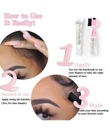 Bilisar Edge Control Hair Gel Kit | Extreme Strong Hold and Natural Formula | Refillable Pocket Size | Long Lasting | No Residue | Women's Hair Gel (30ml) - Buy Online on GoSupps.com