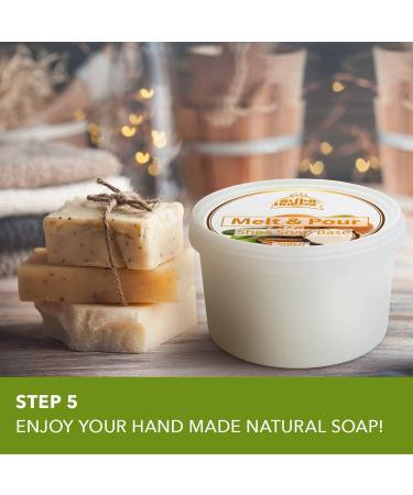 Buy Shea Butter Soap Base 500g - Melt & Pour for Moisturizing Handmade Soap | Ideal for Dry & Sensitive Skin | Perfect Gift - Buy Online on GoSupps.com