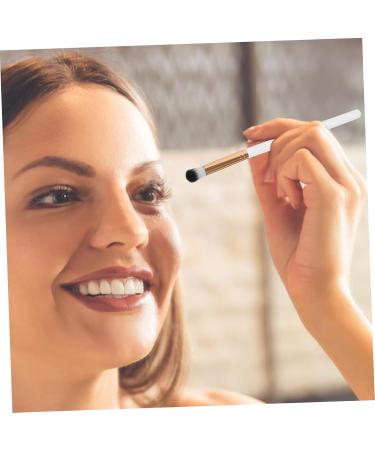 Outanaya 10pcs Makeup Brush Concealer Brush Contouring Brush Makeup Eyeshadow Brush White Wooden Handle - Buy Online on GoSupps.com
