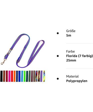 Shop Adjustable Dog Linen Doppeleine for Large Dogs - 2m 2.4m 2.8m 3.5m 5m | 7 Colors Available - Buy Online on GoSupps.com