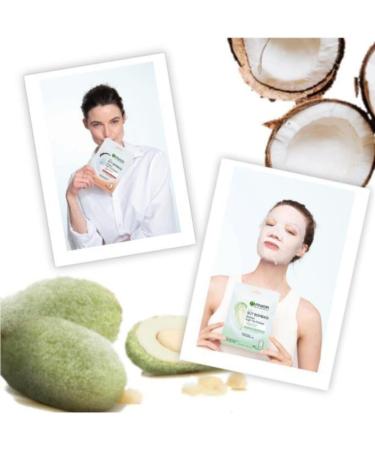  Garnier Textile Face Mask with Almond Milk For Dry and Sensitive Skin Natura L S Milky Tissue Mask 28G - Buy Online on GoSupps.com