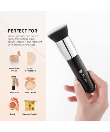 DUcare Flat Top Kabuki Brush - Professional Liquid & Powder Foundation Makeup Brush - Buy Online on GoSupps.com