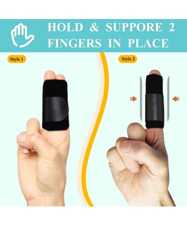 Upgraded Finger Splint - Adjustable Trigger Finger Brace & Mallet Finger Support with Metal Bars | Arthritis & Injury Relief - Buy Online on GoSupps.com