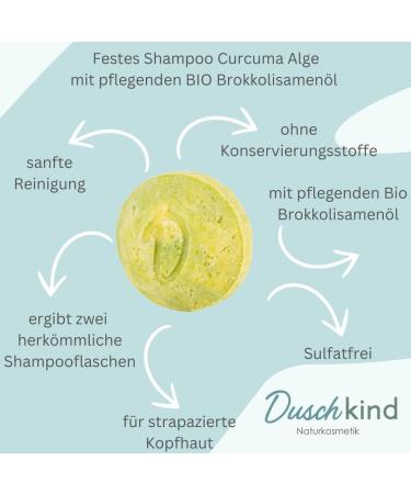  Duschkind Set of 3 solid shampoos (blood orange lemongrass and turmeric seaweed) Can be used as shower gel conditioner and shaving cream Vegan formula Recyclable packaging - Buy Online on GoSupps.com