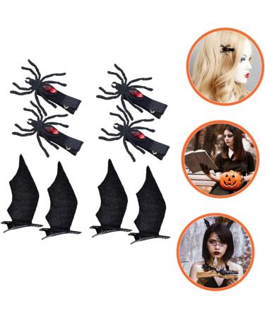 minkissy 16 Pairs Halloween Hair Clips Gothic Hair Clip Bat Hairclips Cosplay Hair Clips Devil Hairpins Prom Hair Black Accessories for Women Halloween Barrettes Iron Child Girl Bat Wing - Buy Online on GoSupps.com