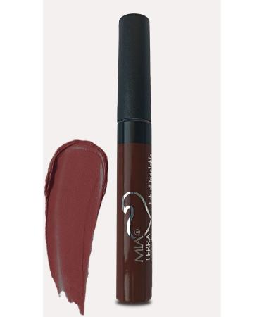CHOCOLATE Liquid Matte Lipstick - Mia Terra - Super moisturizer lipstick made with only natural ingredients