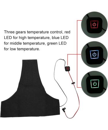 ANGGREK 5V USB Carbon Fiber Heating Pad | Adjustable Electric Heating Vest | Ideal Temperature Warmer Tool for Comfort & Style - Buy Online on GoSupps.com