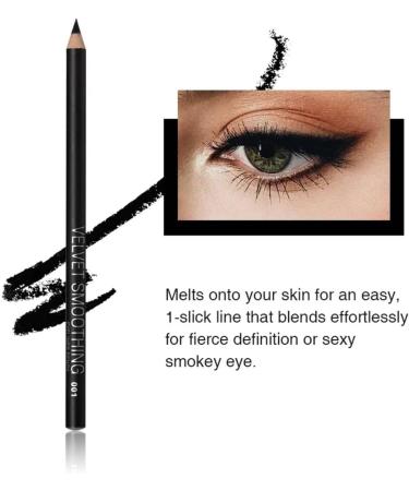 NJSHVVDA 12pcs/Lot Eyeliner Black Waterproof Long-Lasting Portable Eye Liner Pencil Smooth Easy Beauty Makeup Pen - Buy Online on GoSupps.com