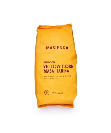 Masienda Heirloom Yellow Corn Masa Harina/Flour. Nixtamalized Corn Flour Perfect for Corn Tortillas, Tamales, Tostadas, Pupusas, Arepas and More. Gluten-Free, Non-GMO, Preservative-Free. 2.2 Pounds.