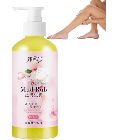Mud Rub - All-Natural Body Exfoliant Gel Mud Rubbing Artifact | peachhes Mud Run Scrub Cream Portable Earthy Exfoliation Mud Scrub Cream Exfoliator Rubbing Mud Gel for Body Aloe Floral camellia - Buy Online on GoSupps.com