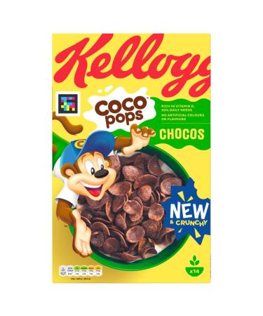 Kellogg's Coco Pops Chocos Chocolate Breakfast Cereal 430g - Buy Online on GoSupps.com