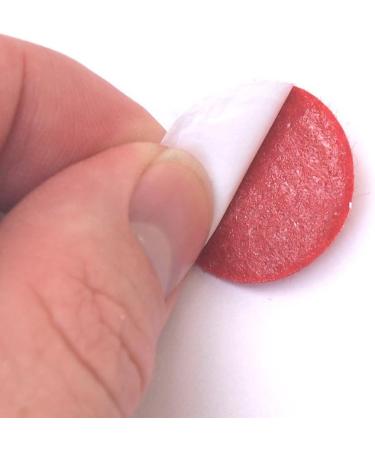 Red Felt Circle Stickers - 4 Inch - 15 Pieces by Playfully Ever After - Buy Online on GoSupps.com