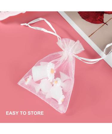 Frcolor Daisy Silicone Toe Separators - 8pcs White Gel Foot Toe Spacers - Buy Online on GoSupps.com