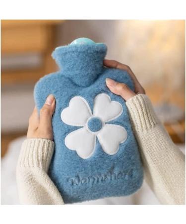 Coolon 2-in-1 Hot Water Bottle with Cover - 1000ML Blue - for Cold & Hot Compress - Great Gift for Women, Seniors & Children - Buy Online on GoSupps.com