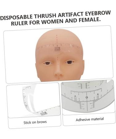 Balacoo 1 Roll Disposable Ruler Makeup Stickers Brow Ruler Sticker Makeup Supplies Woman Guide Ruler - Buy Online on GoSupps.com