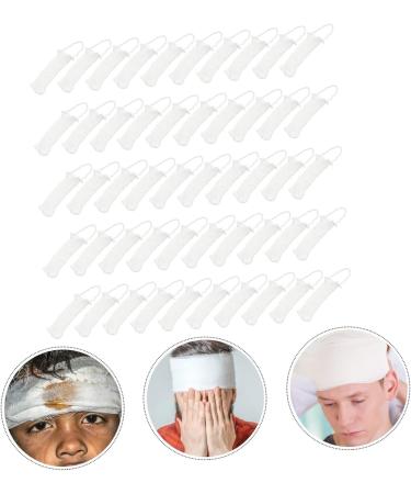 FRCOLOR 50pcs Head Mesh Cap - Medical Net Hats for Adults | Portable Bandaging & Headgear | White 14.5X4.5X0.5 - Buy Online on GoSupps.com