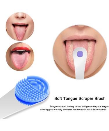 Buy Tongue Cleaner | Silicone Tongue Scraper & Brush for Adults & Kids | Eliminates Bad Breath | Recyclable - Fast International Shipping - Buy Online on GoSupps.com
