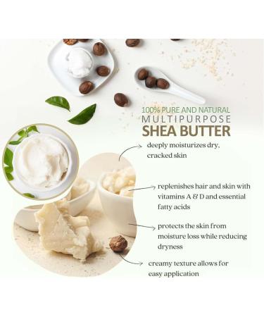 1KG Organic Shea Butter Unrefined Raw Natural Extra Virgin A Grade African Pure Ivory All Body Butter Moisturiser Cream Lotion for All Skin Face Hair Type - Buy Online on GoSupps.com