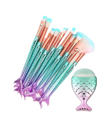 Pitashe makeup brush set 11 pieces unicorn make-up brush set Professional make-up brush set make-up cosmetics brush eyeshadow face brush Eyeliner make-up Brushes set makeup brushes sets