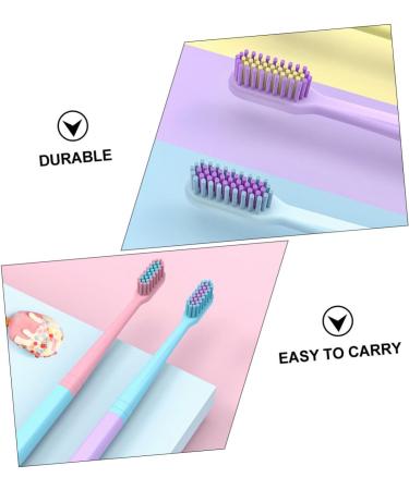 Gatuida 8pcs Japanese Style Macaron Toothbrush Set | Portable Oral Hygiene & Dental Care Tools - Buy Online on GoSupps.com
