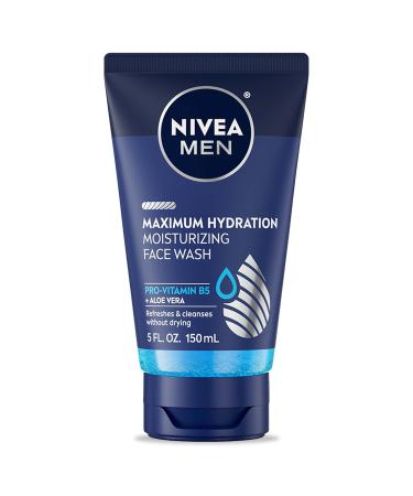 Nivea Men Maximum Hydration Moisturizing Face Wash 5 oz - 5 Pack