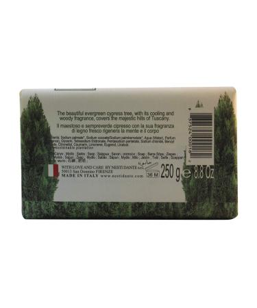 Nesti Dante Dei Colli Fiorentini Cypress Tree Vegetal Soap 8.8oz - Triple Milled, Pack of 1 - Buy Online on GoSupps.com