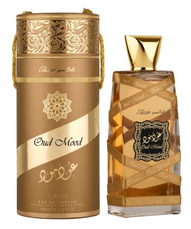 Lattafa Oud Mood Elixir for Unisex Eau de Parfum Spray 3.4 Ounce / 100 ml - Buy Online on GoSupps.com