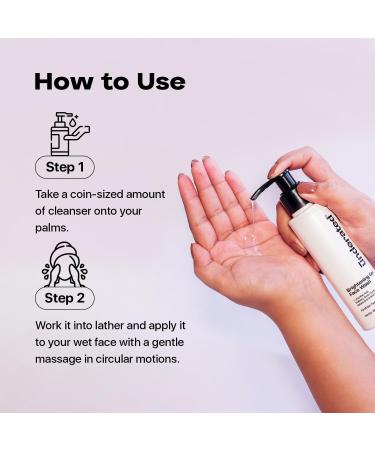 UNDERATED Brightening Gel Face Wash with Vitamin C Mulberry & Green Tea | Gently Cleanses Hydrates & Refreshes Skin | With Natural AHA-BHA Complex | 100ml - Buy Online on GoSupps.com