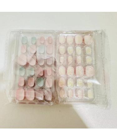 Kalolary 4 Boxes Children's Fingernails | Panda Bunny Pattern Press-On Nails Set with Glue - Perfect Gift for Girls - Buy Online on GoSupps.com