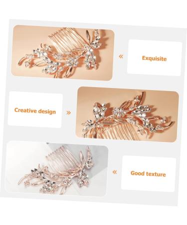 Mikinona Bridal Comb Wedding Hair Comb Bride Hair Comb Rhinestone Hair Comb Crystal Hair Comb Bridesmaid Hair Comb Wedding Hair Accessory Bridal Hair Comb - Buy Online on GoSupps.com