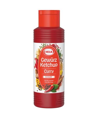 Hela Spice Ketchup Curry hot with pepper chili and paprika 300ml spice pepper 300 ml (1 pack)