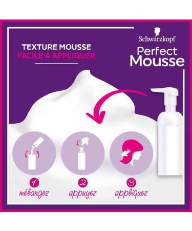 Schwarzkopf - Perfect Mousse - Hair Color - Permanent Mousse without Ammonia - Care Mask 96% ingredients of natural origin - Brown Red 388 1 ml (Pack of 1) - Buy Online on GoSupps.com