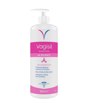 Vagisil Vagisil Gentle Intimate Cleanser for Women pH Balanced Daily Intimate Hygiene Underwear Wash for Women with Natural Prebiotics Strengthens Natural Intimate Defenses 500 ml
