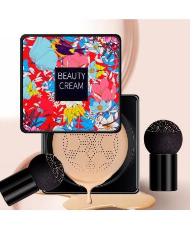 Lovelycat Mushroom Head Air Cushion BB Cream Even Skin Tone Makeup Base PrimerConcealer Lasting Nude Makeup Moisturizing Brightening Pigment CC Liquid Foundation (C-natural) - Buy Online on GoSupps.com