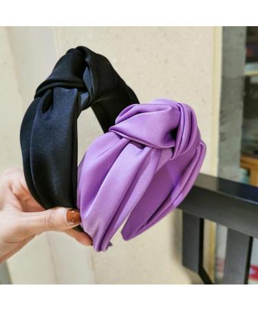 Wholesale Ozaqv Women's Wide Solid Color Headband - White Casual Turban Hair Accessories - Buy Online on GoSupps.com