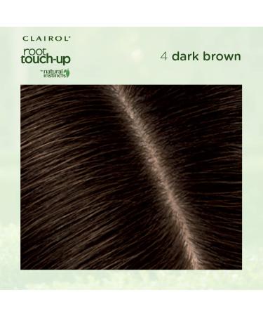 Clairol Root Touch-Up Natural Instincts Permanent Hair Dye, 4 Dark Brown, 2.72 oz - Pack of 1 - Buy Online on GoSupps.com