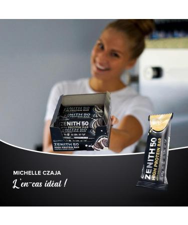 IronMaxx Zenith 50 - Protein Bar - High Protein - Sugar Free - White Chocolate Crisp Flavor - 16 x 45 g - Buy Online on GoSupps.com