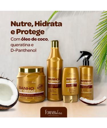 Forever Liss Banho De Verniz Professional Hair Restoration Mask 1kg - Deep Nourishment & Repair for All Hair Types | International Shipping Available - Buy Online on GoSupps.com