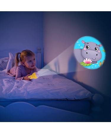 Kids' Projector Flashlights - 2 PC Set with 80 Pictures | Fun Goodnight Toys for Children - Buy Online on GoSupps.com